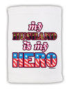 My Husband is My Hero - Armed Forces Micro Terry Sport Towel 15 X 22 inches by TooLoud-Sport Towel-TooLoud-White-Davson Sales