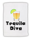 Tequila Diva - Cinco de Mayo Design Micro Terry Sport Towel 11 x 18 Inch by TooLoud-Sport Towel-TooLoud-White-Davson Sales