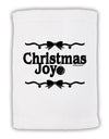 Christmas Joy BnW Micro Terry Sport Towel 11 x 18 inches-Sport Towel-TooLoud-White-Davson Sales