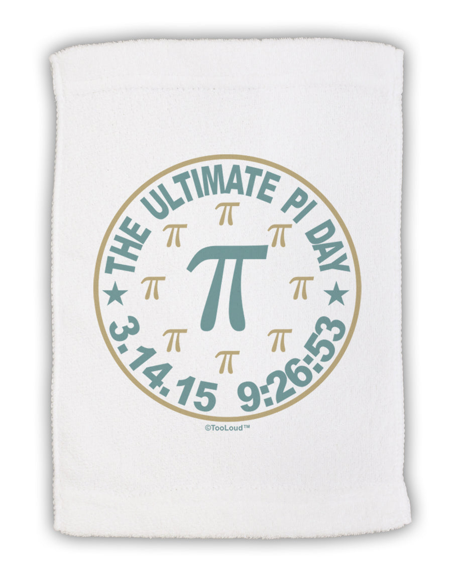 The Ultimate Pi Day Emblem Micro Terry Sport Towel 11 x 18 Inch by TooLoud-Sport Towel-TooLoud-White-Davson Sales