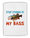 Stop Staring At My Bass Micro Terry Sport Towel 11 x 18 inches-Sport Towel-TooLoud-White-Davson Sales