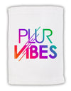 PLUR Vibes Micro Terry Sport Towel 11 x 18 inches-TooLoud-White-Davson Sales