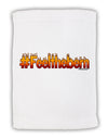 Hashtag Feelthebern Micro Terry Sport Towel 11 x 18 inches-TooLoud-White-Davson Sales