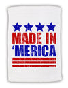 Made in Merica - Stars and Stripes Color Design Micro Terry Sport Towel 15 X 22 inches-Sport Towel-TooLoud-White-Davson Sales