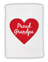 Proud Grandpa Heart Micro Terry Sport Towel 15 X 22 inches by TooLoud-Sport Towel-TooLoud-White-Davson Sales