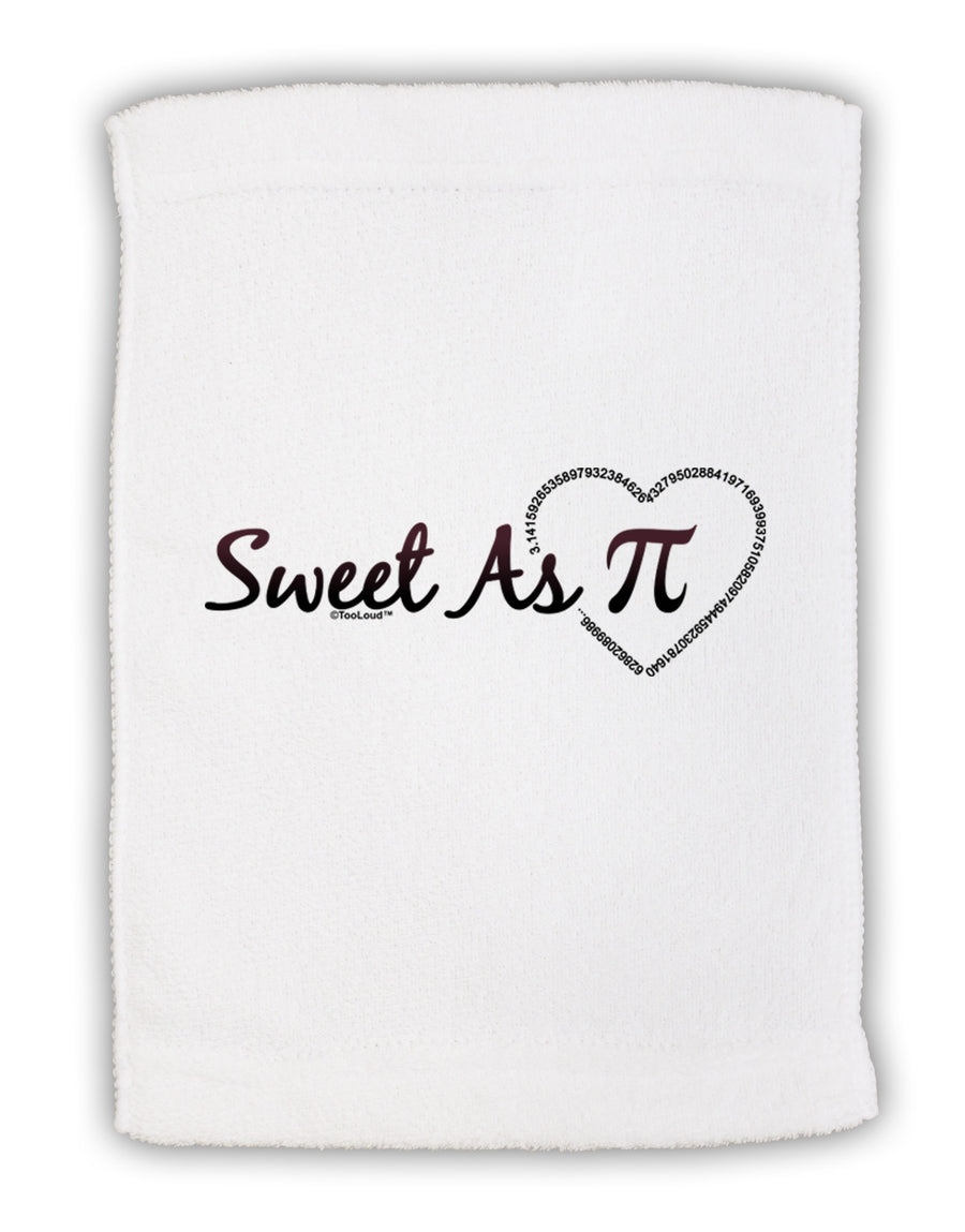 Sweet As Pi Micro Terry Sport Towel 11 x 18 inches-TooLoud-White-Davson Sales