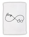 Always Infinity Symbol Micro Terry Sport Towel 11 x 18 inches-Sport Towel-TooLoud-White-Davson Sales