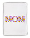 Mom Flowers Design Micro Terry Sport Towel 15 X 22 inches by TooLoud-Sport Towel-TooLoud-White-Davson Sales