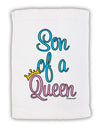 Son of a Queen - Matching Mom and Son Design Micro Terry Sport Towel 15 X 22 inches by TooLoud-Sport Towel-TooLoud-White-Davson Sales