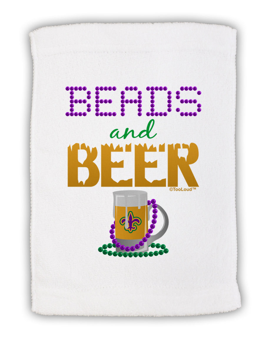 Beads And Beer Micro Terry Sport Towel 15 X 22 inches-Sport Towel-TooLoud-White-Davson Sales