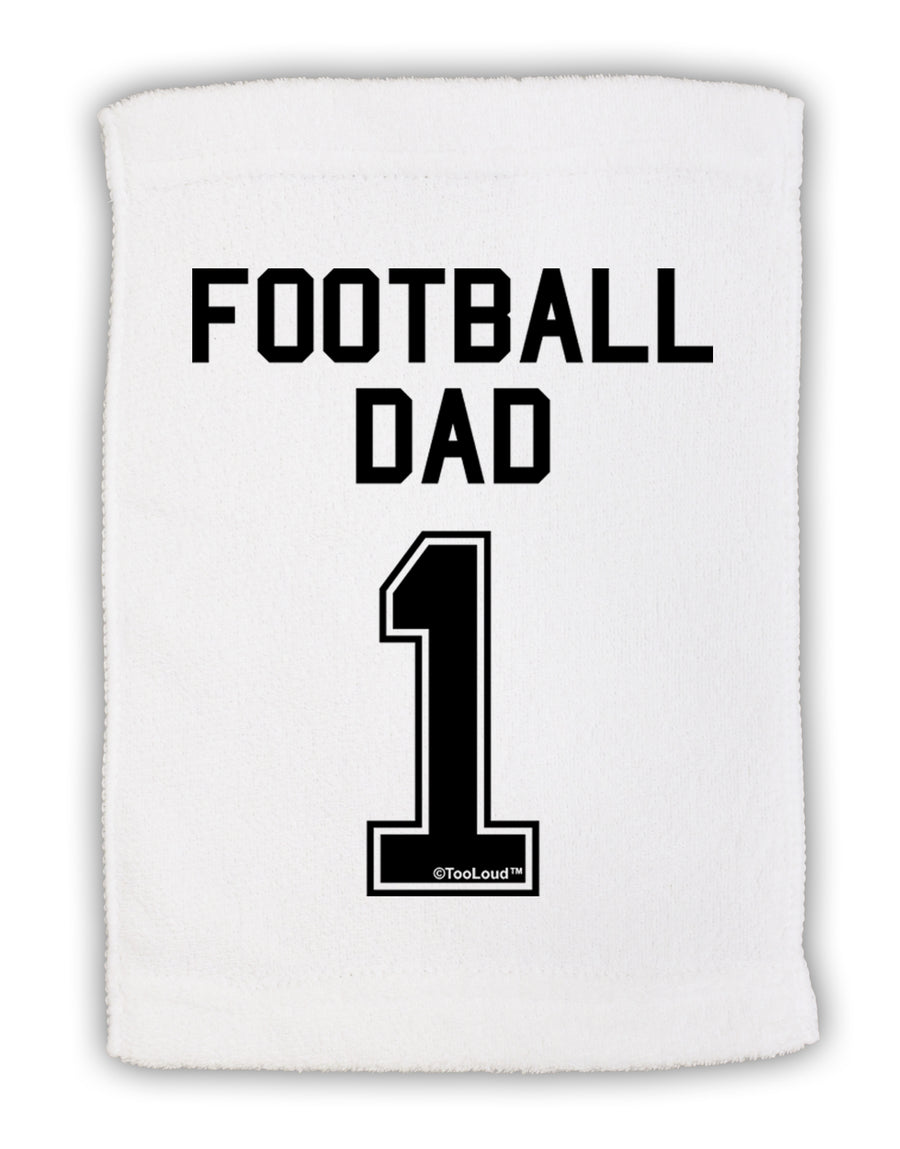 Football Dad Jersey Micro Terry Sport Towel 15 X 22 inches by TooLoud-Sport Towel-TooLoud-White-Davson Sales