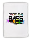 Paint Drop The Bass Micro Terry Sport Towel 11 x 18 inches-TooLoud-White-Davson Sales