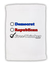 Free Thinker Checklist Micro Terry Sport Towel 11 x 18 inches-TooLoud-White-Davson Sales