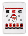 Ho Ho Ho Ugly Christmas Sweater Micro Terry Sport Towel 11 x 18 inches-Sport Towel-TooLoud-White-Davson Sales