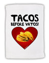 Tacos before Vatos Micro Terry Sport Towel 15 X 22 inches by TooLoud-Sport Towel-TooLoud-White-Davson Sales