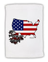 American Roots Design - American Flag Micro Terry Sport Towel 15 X 22 inches by TooLoud-Sport Towel-TooLoud-White-Davson Sales