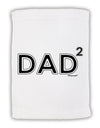 Dad Squared - Dad of Two Micro Terry Sport Towel 15 X 22 inches-Sport Towel-TooLoud-White-Davson Sales