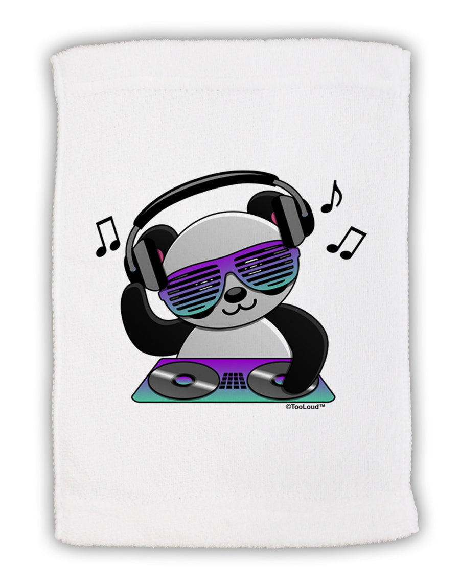 Panda DJ Micro Terry Sport Towel 11 x 18 inches-TooLoud-White-Davson Sales