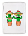 Fiesta Cactus Couple Micro Terry Sport Towel 15 X 22 inches by TooLoud-Sport Towel-TooLoud-White-Davson Sales