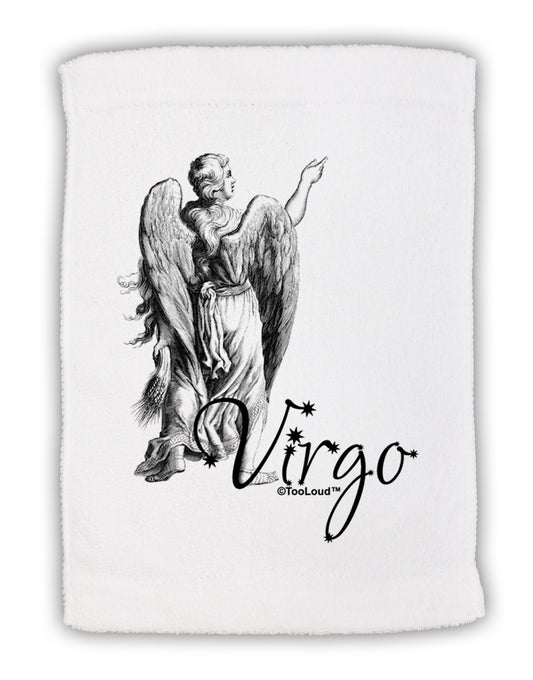 Virgo Illustration Micro Terry Sport Towel 11 x 18 inches-TooLoud-White-Davson Sales