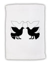 Four Calling Birds Micro Terry Sport Towel 11 x 18 inches-TooLoud-White-Davson Sales