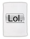 Lol Text Bubble Micro Terry Sport Towel 11 x 18 inches-TooLoud-White-Davson Sales