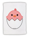 Cute Hatching Chick - Pink Micro Terry Sport Towel 11 x 18 Inch by TooLoud-Sport Towel-TooLoud-White-Davson Sales