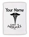 Personalized Cabin 11 Hermes Micro Terry Sport Towel 15 X 22 inches by TooLoud-Sport Towel-TooLoud-White-Davson Sales