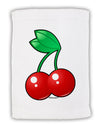 Cherries Micro Terry Sport Towel 11 x 18 inches-TooLoud-White-Davson Sales