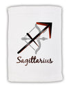 Sagittarius Symbol Micro Terry Sport Towel 11 x 18 inches-TooLoud-White-Davson Sales