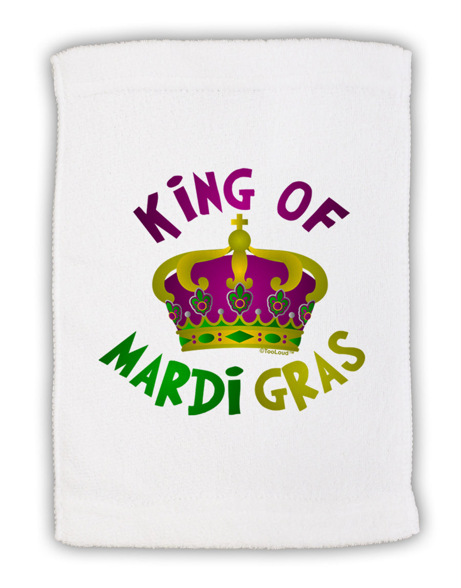 King Of Mardi Gras Micro Terry Sport Towel 15 X 22 inches-Sport Towel-TooLoud-White-Davson Sales