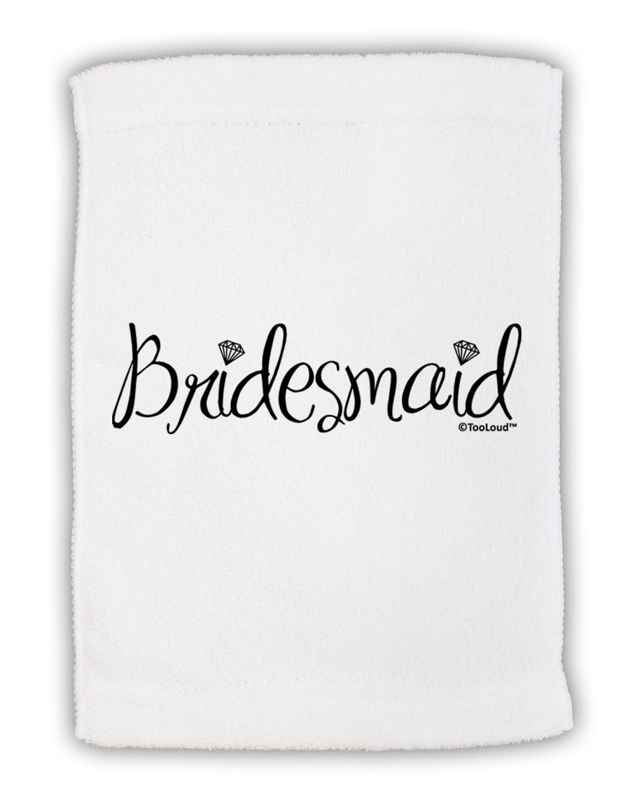 Bridesmaid Design - Diamonds Micro Terry Sport Towel 15 X 22 inches-Sport Towel-TooLoud-White-Davson Sales