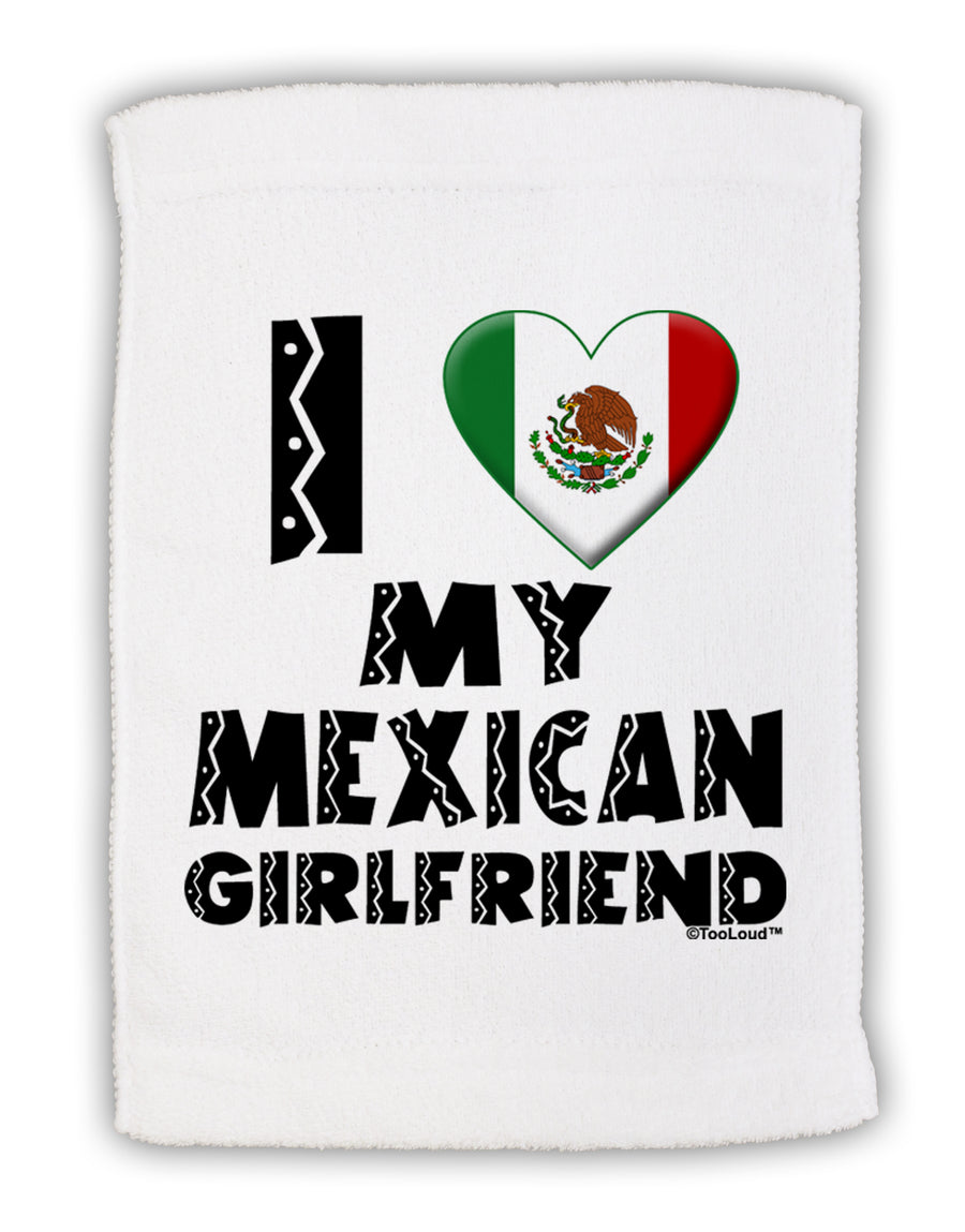 I Heart My Mexican Girlfriend Micro Terry Sport Towel 11 x 18 Inch by TooLoud-Sport Towel-TooLoud-White-Davson Sales