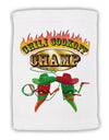 Cowboy Chili Cookoff Champ Micro Terry Sport Towel 11 x 18 inches-Sport Towel-TooLoud-White-Davson Sales