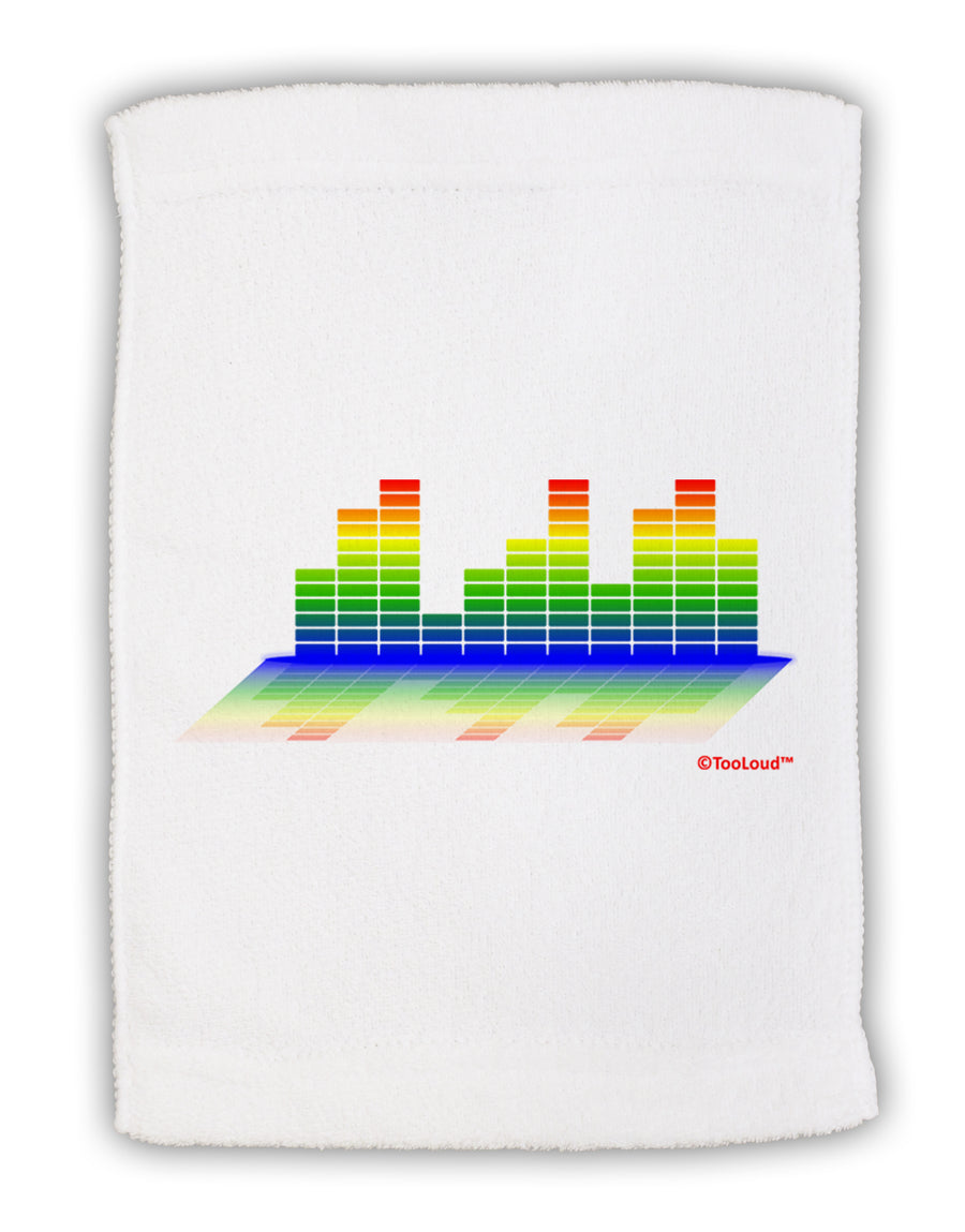 Equalizer Bars Design Micro Terry Sport Towel 15 X 22 inches by TooLoud-Sport Towel-TooLoud-White-Davson Sales