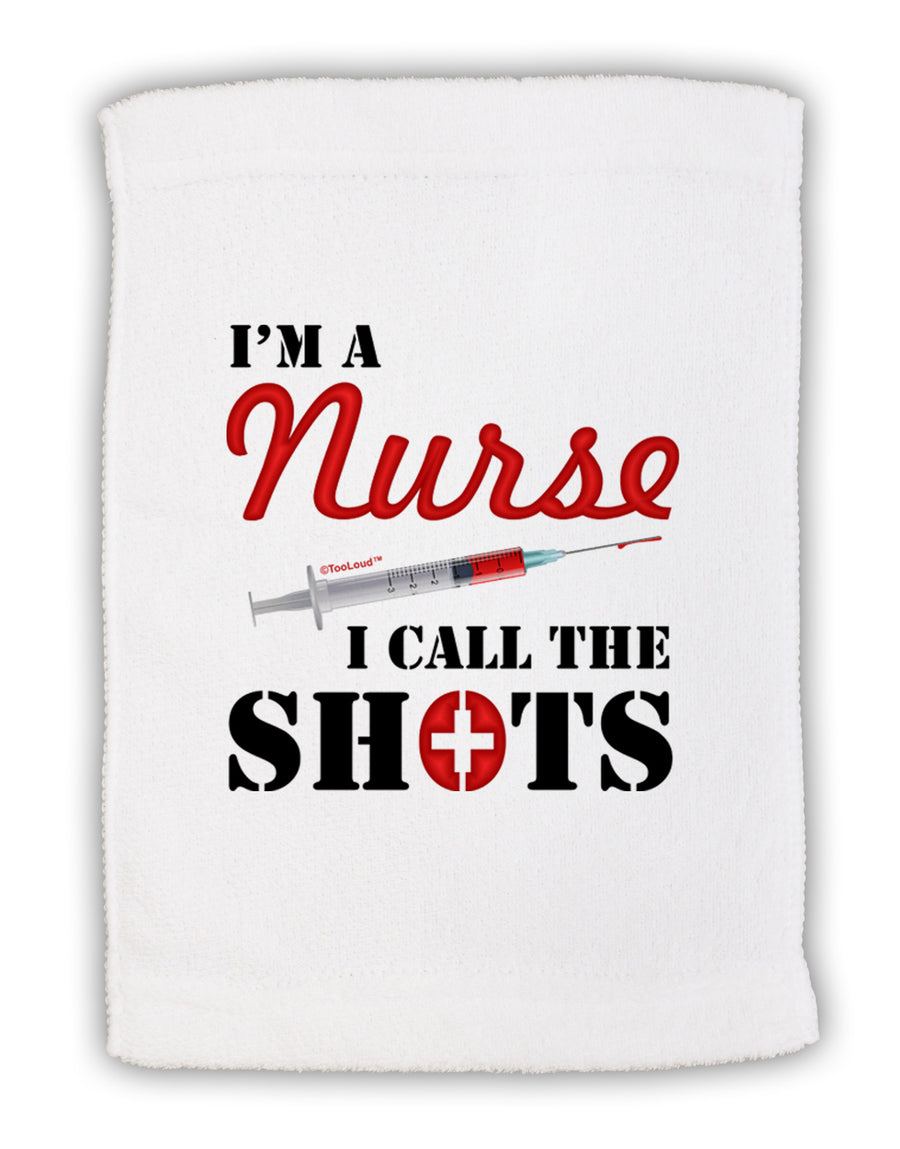 Nurse - Call The Shots Micro Terry Sport Towel 11 x 18 inches-TooLoud-White-Davson Sales