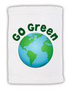 Go Green - Planet Earth Micro Terry Sport Towel 15 X 22 inches-Sport Towel-TooLoud-White-Davson Sales