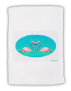 Love Birds - Flamingos Watercolor Micro Terry Sport Towel 15 X 22 inches-Sport Towel-TooLoud-White-Davson Sales