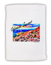 Colorado Mtn Sunset Bold WaterColor Micro Terry Sport Towel 11 x 18 inches-TooLoud-White-Davson Sales