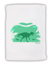 Dinosaur Silhouettes - Jungle Micro Terry Sport Towel 11 x 18 Inch by TooLoud-Sport Towel-TooLoud-White-Davson Sales