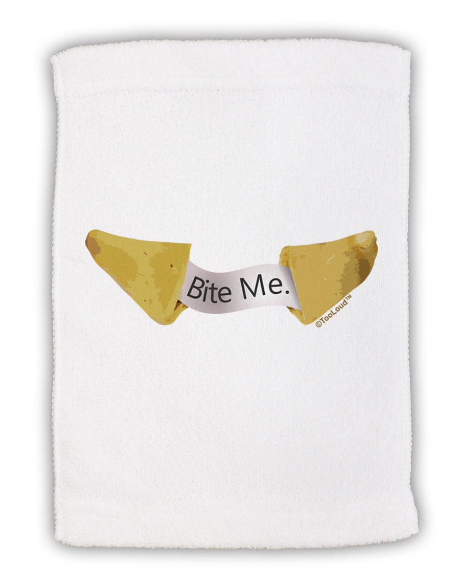 Bite Me - Fortune Cookie Micro Terry Sport Towel 15 X 22 inches-Sport Towel-TooLoud-White-Davson Sales