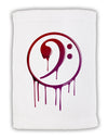 Dripping Bass Symbol Micro Terry Sport Towel 15 X 22 inches-Sport Towel-TooLoud-White-Davson Sales