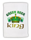 Green Beer King Micro Terry Sport Towel 11 x 18 inches-TooLoud-White-Davson Sales