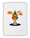 Owl Orange Micro Terry Sport Towel 11 x 18 inches-TooLoud-White-Davson Sales