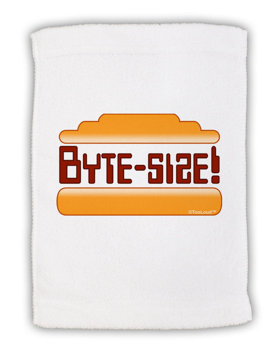 Byte Size Micro Terry Sport Towel 11 x 18 inches-TooLoud-White-Davson Sales
