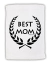 Best Mom - Wreath Design Micro Terry Sport Towel 15 X 22 inches by TooLoud-Sport Towel-TooLoud-White-Davson Sales