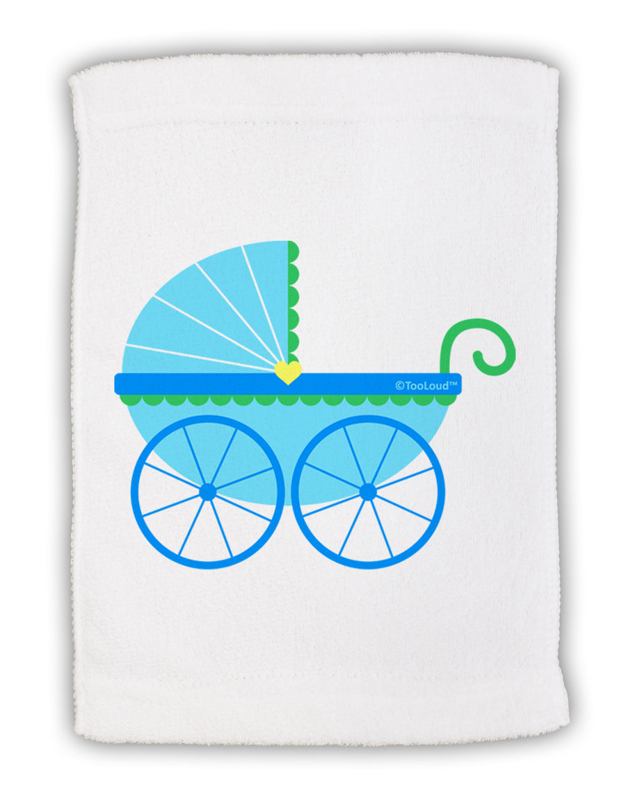 Baby Boy Carriage Micro Terry Sport Towel 15 X 22 inches-Sport Towel-TooLoud-White-Davson Sales