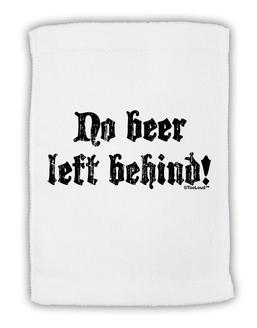 No Beer Left Behind Micro Terry Sport Towel 11 x 18 inches-TooLoud-White-Davson Sales