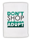 Don't Shop Adopt Micro Terry Sport Towel 11 x 18 inches-TooLoud-White-Davson Sales