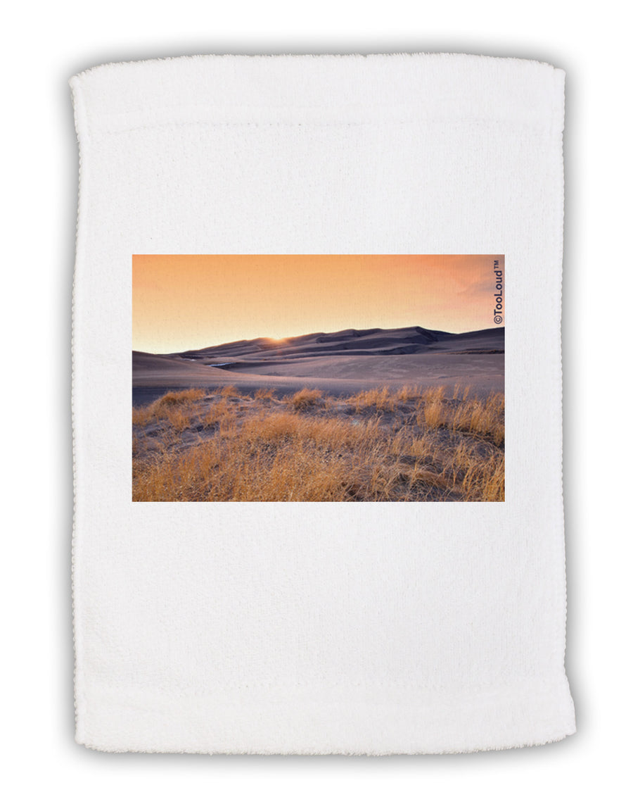 Colorado Sand Dunes Micro Terry Sport Towel 11 x 18 inches-TooLoud-White-Davson Sales